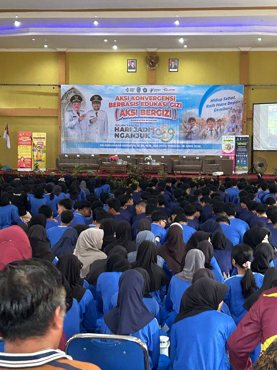 SMAN 2 Nganjuk Gelar Aksi Bergizi Sambut Hari Jadi ke-1039 Kabupaten Nganjuk